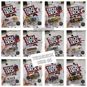 Tech Deck Fingerboard 96mm plastik Seri 55 DC Superman 2025 Original Spinmaster