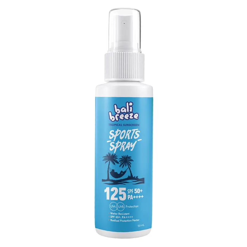 BALI BREEZE  SPORT  spray 50ml semprot rekomendasi    Wajah Facial Sunblock sunscreen spray 2