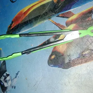 JEPITAN SILIKON PENJEPIT MAKANAN SILICON ANTISELIP PENJEPIT DAPUR BAJA TAHAN KARAT PENJEPIT KLIP MEMASAK BBQ SALAD ALAT ROTI AKSESORI DAPUR PANGGANGAN PREMIUM IMPORT BERKUALITAS