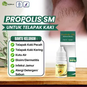 Propolis SM atasi Telapak Kaki Pecah Telapak Kaki Kering Kutu Air Alergi Sabun/Detergen dan Lainnya - Herbal Alami ekstrak propolis Brazilian Asli