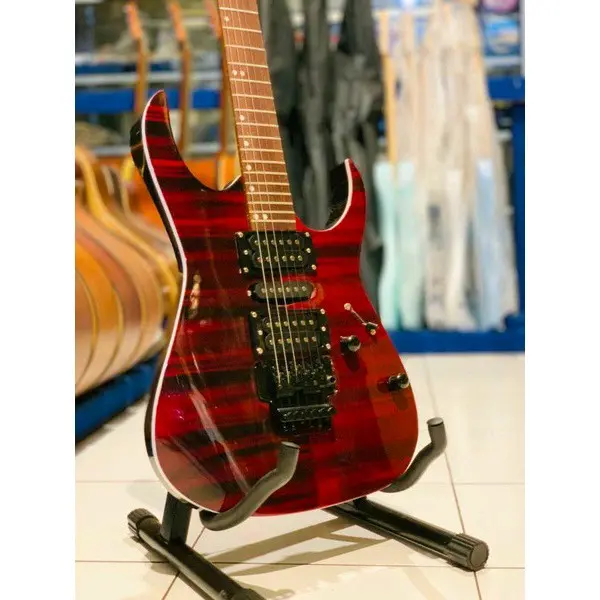Difergio Gitar Elektrik Ibanez RG Kayu Solid Javanes Neck Maple Fretboard Rosewood/Sonokeling Pickup Impor Garansi 100%