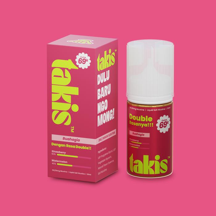 Jual Takis Buahagia - Semangka Stroberi - Liquid Vape 30ml - Kota Bandung -  Takis Aja Dulu