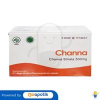 Gambar CHANNA 500 MG BOX 30 KAPSUL dari Apotek Duta Farma JKT by GoA Kota Administrasi Jakarta Timur 2 Tokopedia
