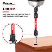 Gambar FIXTOP Mata Obeng Impact Magnet Hex 1/4 PH2 Panjang 25MM-150MM Magnetic Screwdriver Drill Bit - SATUAN-25MM dari Fixtop Automotive Industries Kota Administrasi Jakarta Utara 4 Tokopedia