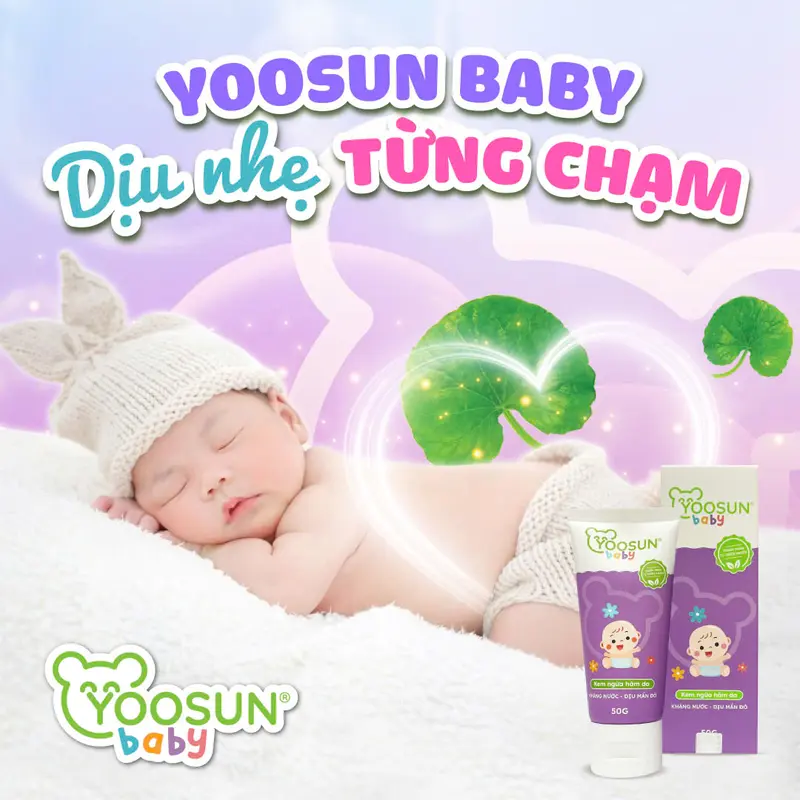 [QUÀ TẶNG KHÔNG BÁN] Kem dưỡng da em bé YOOSUN Baby giúp ngăn ngừa hăm da, dịu mẩn ngứa - Tuýp 10g 1