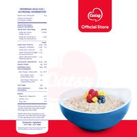 Gambar OATSY Quick Cook Oatmeal 200g- (Carton Box) dari Oatsy Oatmeal & Muesli Kota Administrasi Jakarta Barat 4 Tokopedia