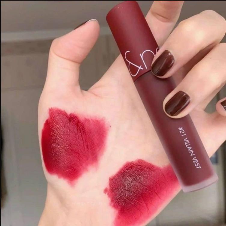 Son Kem Zero Màu 21 Đỏ Trầm Son Môi Son Zero Velvet Tint 21 Mỹ Phẩm Cosmetic Trang Điểm Lip Tint