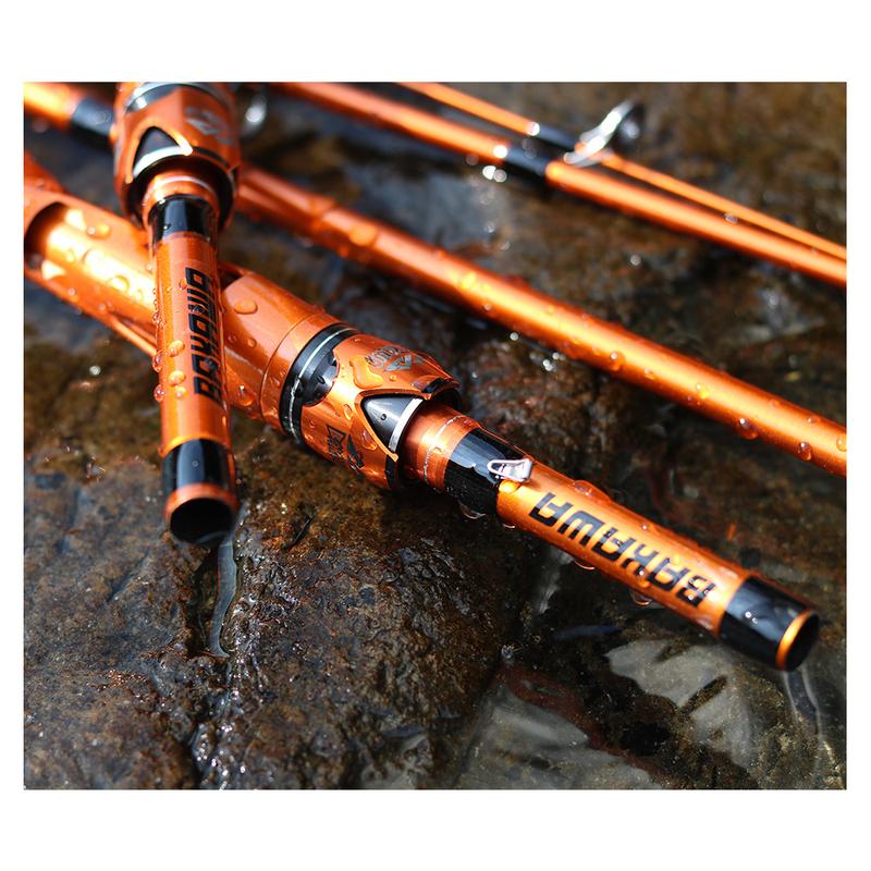 Product Introduction of BAKAWA Casting Spinning Fishing Rods 1.8M 2.1M UltraLight Travel Feeder Pole 4 Sections EVA Handle Baitcasting Fish Rod Pesca 5