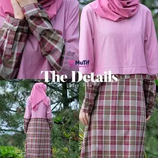 (PROMO) GAMIS DEWASA DEEP PINK FATIYA BY MUTIF