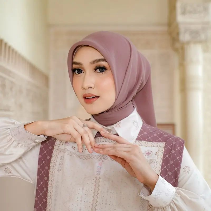 Medina Hijab Polly Cotton lasercut