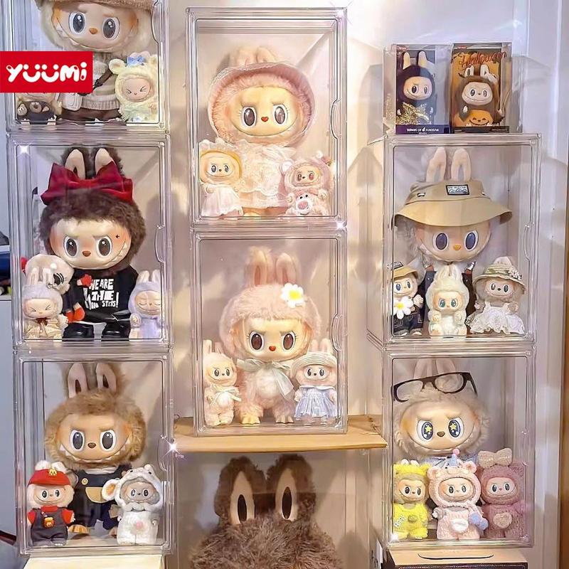 Yuumi Acrylic HộP Mica Hộp Nhựa Trong Suốt Hộp Đựng Giày TúI XáCh Mỹ PhẩM HộP TrưNg BàY Mô HìNh Búp Bê Xốp Lắp Ráp LABUBU
