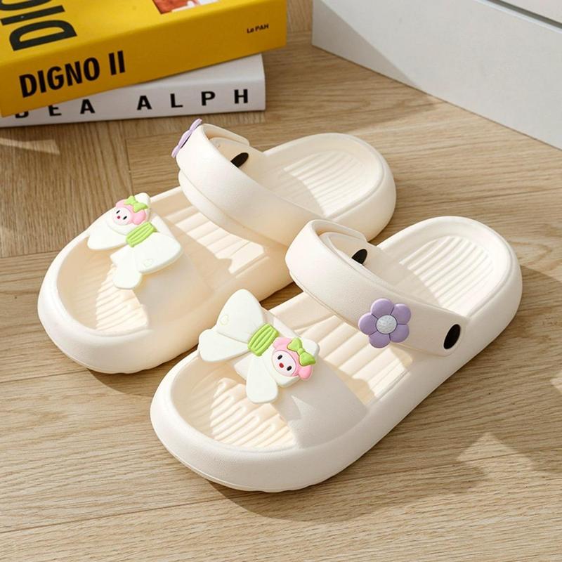 Xăng Đan Mùa Hè Đế Mềm Chống Trượt Cho Nữ, Giày Trượt Hoạt Hình, Dễ Thương, Thoải Mái, Dép Đi Trong Phòng Tắm Và Vòi Hoa Sen 3