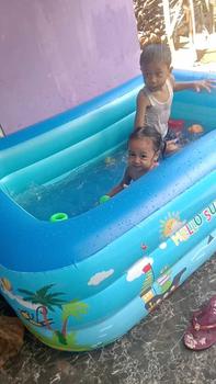 Product Review of Kolam renang ukuran 180cm motif lucu PREMIUM Brand Playground Anak Kotak Permainan Lem from n**n 0