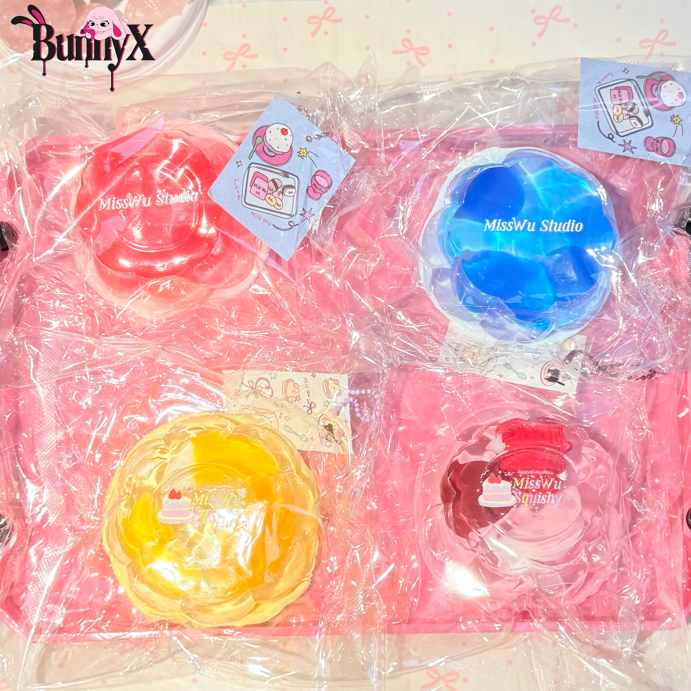 pupulandとMissWu Studio スクイーズ6点セット ハンドメイド（Miss Wu・幼稚園・ZULALA・Day Dream・Coco・Kevin