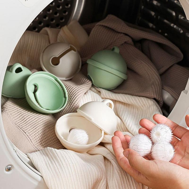 Product Introduction of PP Laundry Cleaning Ball New Washing Products Anti-Winding Lint Removal Balls Cleaning Tools Softener Washing ball for Washing Machine 12