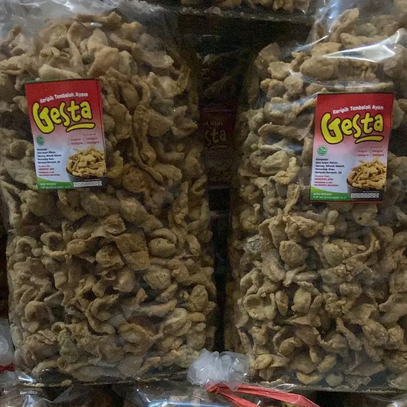 keripik tembolok ayam gesta 2kg  Snack Crispy Makanan Kripik 0