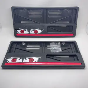 TEMPAT PLAT NOMOR MOTOR COVER TEMPAT DUDUKAN 1 SET / RUMAH PLAT NOMOR HONDA LIS MERAH + STIKER MATA SHARINGAN BISA BELI SATUAN DAN SEPASANG