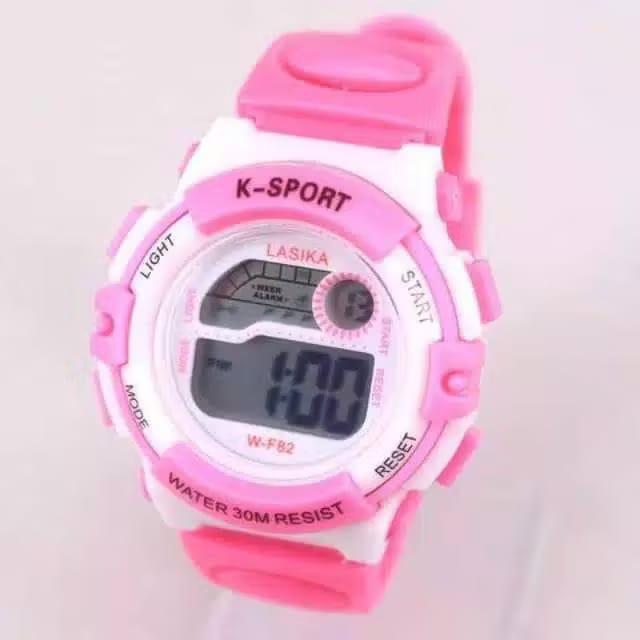 JAM TANGAN ANAK LAKI LAKI DAN PEREMPUAN BANYAK PILIHAN WARNA TALI KARET ANTI AIR WATCHESS 3