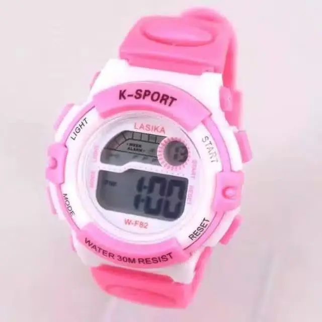 JAM TANGAN ANAK LAKI LAKI DAN PEREMPUAN BANYAK PILIHAN WARNA TALI KARET ANTI AIR WATCHESS 3