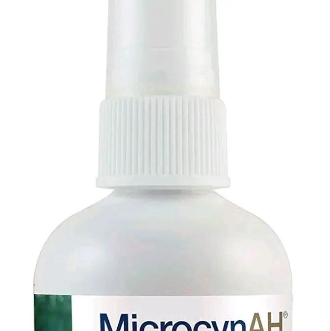 MicrocynAH Oral Care Spray 4oz 118ml - dental and gum care for dog cat rabbit chinchilla horse pembersih plak gigi bau mulut anjing kucing kelinci kuda marmut 4