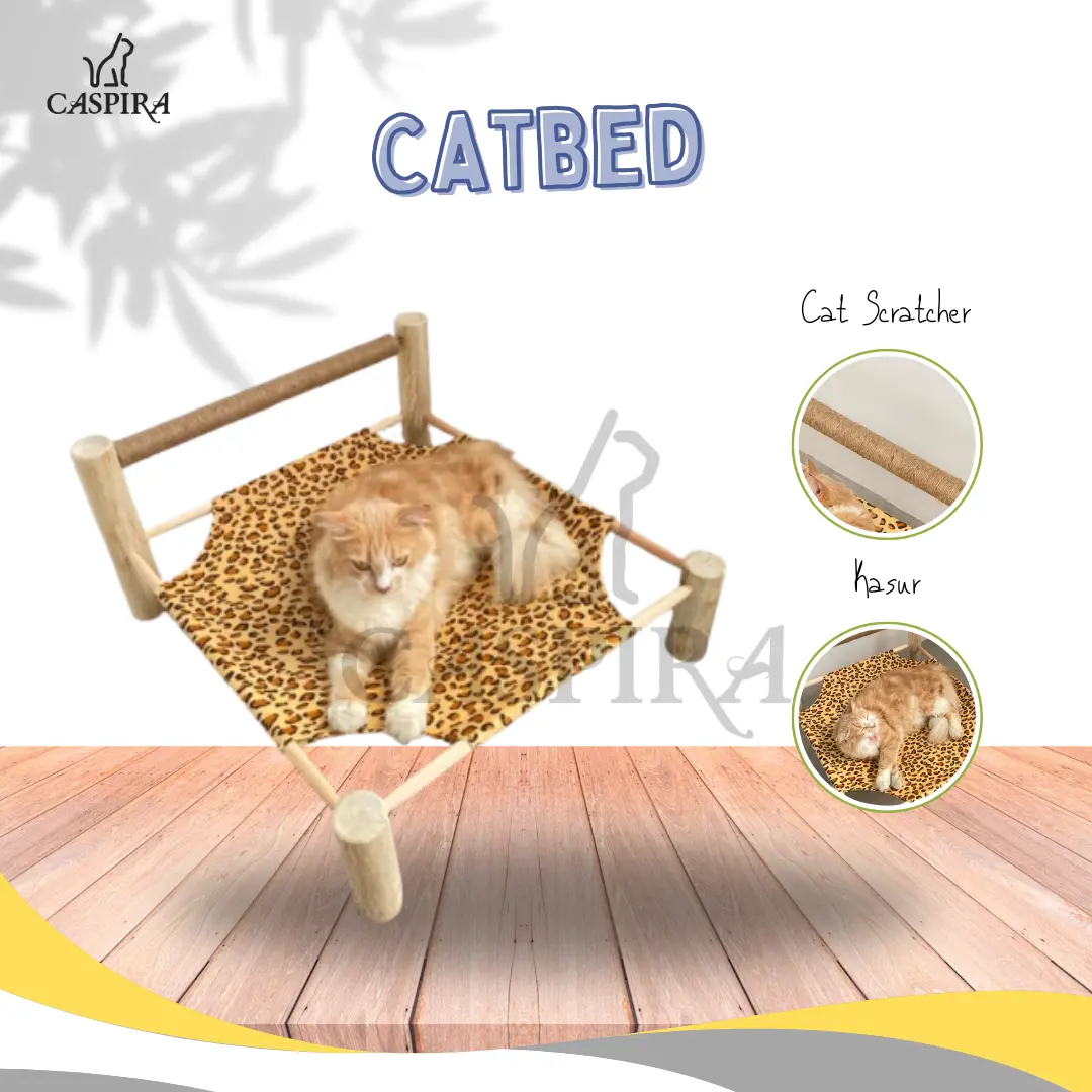 Caspira Cat Bed Series - Tempat Tidur Kucing - Hammock Kucing - Tiang Cakaran Kucing - Mainan Kucing Anggora