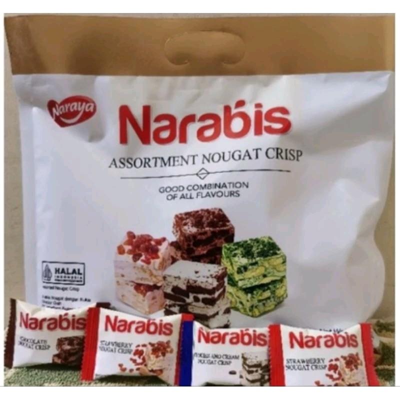 Naraya Narabis Nougat Crspwith Cookies Aneka Rasa isi 200 gr MIX kurma kering 1