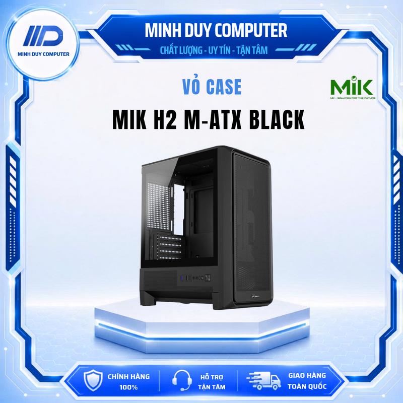 CASE MIK H2 M-ATX BLACK