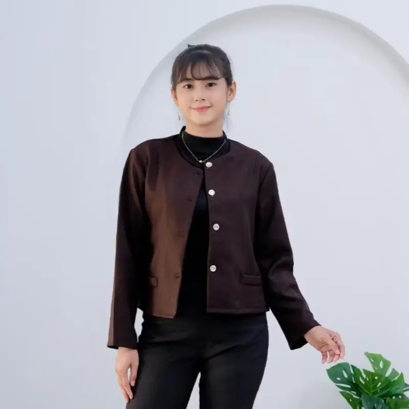 Fuji blazer outer wanita lengan panjang 1