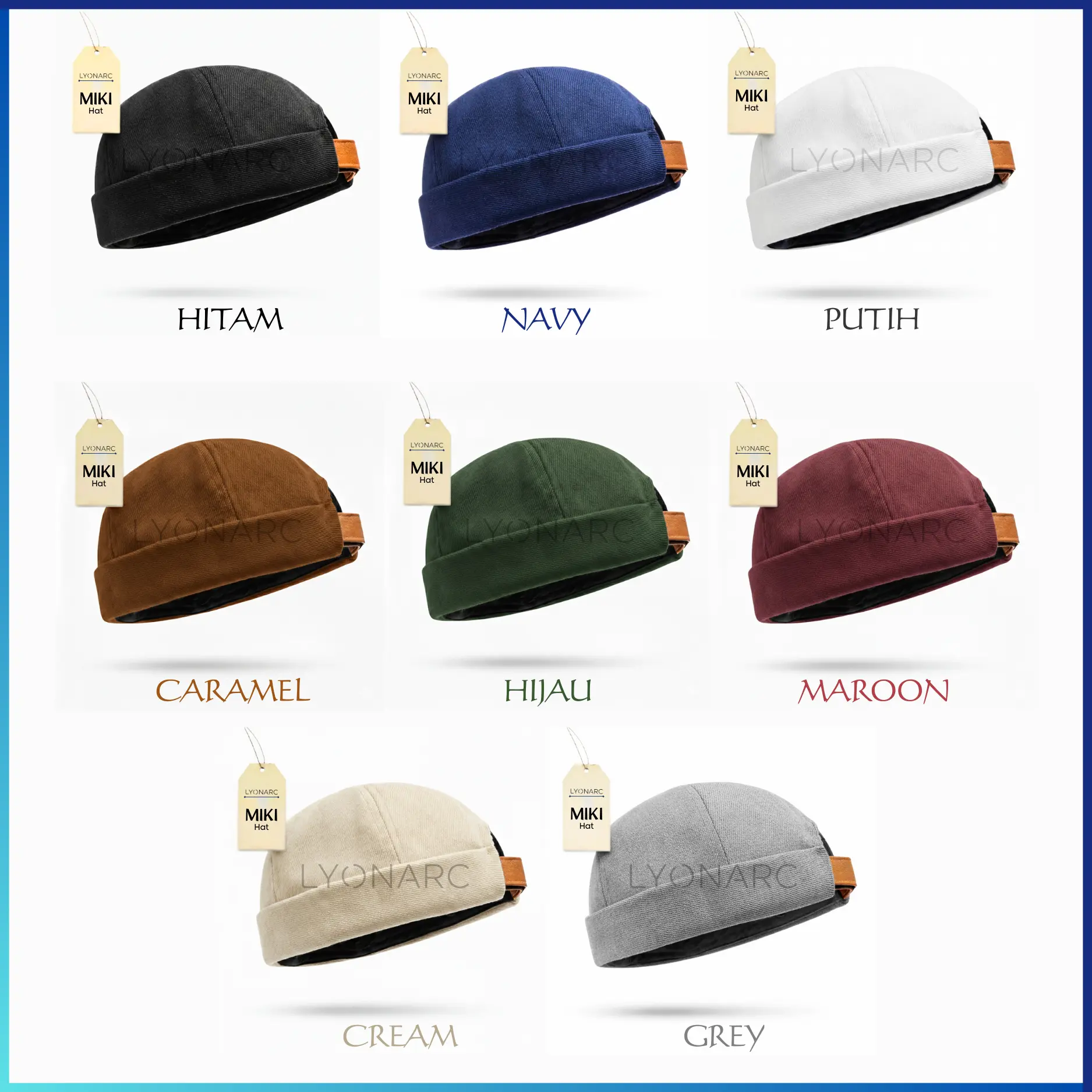 LYONARC Peci Miki Hat Pria Dewasa - Topi Peci Kopiah Muslim Mikihat Motif Kaligrafi Peci UAS Miki Hat - Peci Pria Songkok Sholat LYONARC Peci Miki Hat Pria Dewasa - Topi Peci Kopiah Muslim Mikihat Motif Kaligrafi Peci UAS Miki Hat - Peci Pria Songkok Sholat