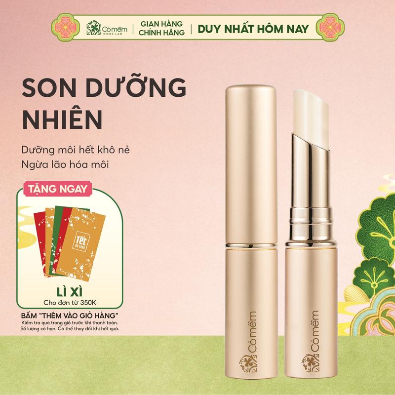  Son dưỡng môi Nhiên Cỏ Mềm chứa Maxilip giúp dưỡng ẩm giảm nếp nhăn và hỗ trợ ngừa lão hoá môi 3g Nữ Skincare Son Môi 