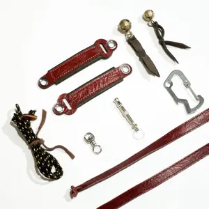 Anklet Set Kulit Batik | Tali Kaki Burung Elang | Ikat Kaki Burung Elang | Angklet Fullset