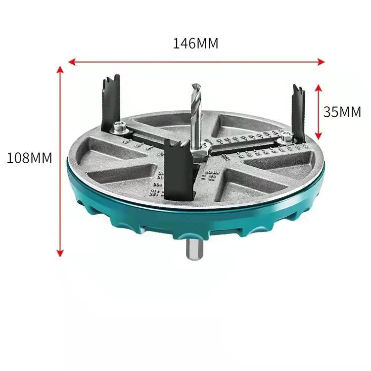 Adjustable hole cutting tool 1
