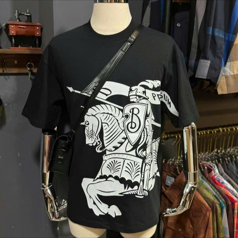 Áo thun nam cao cấp phối họa tiết BB chất thun lạnh mềm mát HÀNG ĐẸP