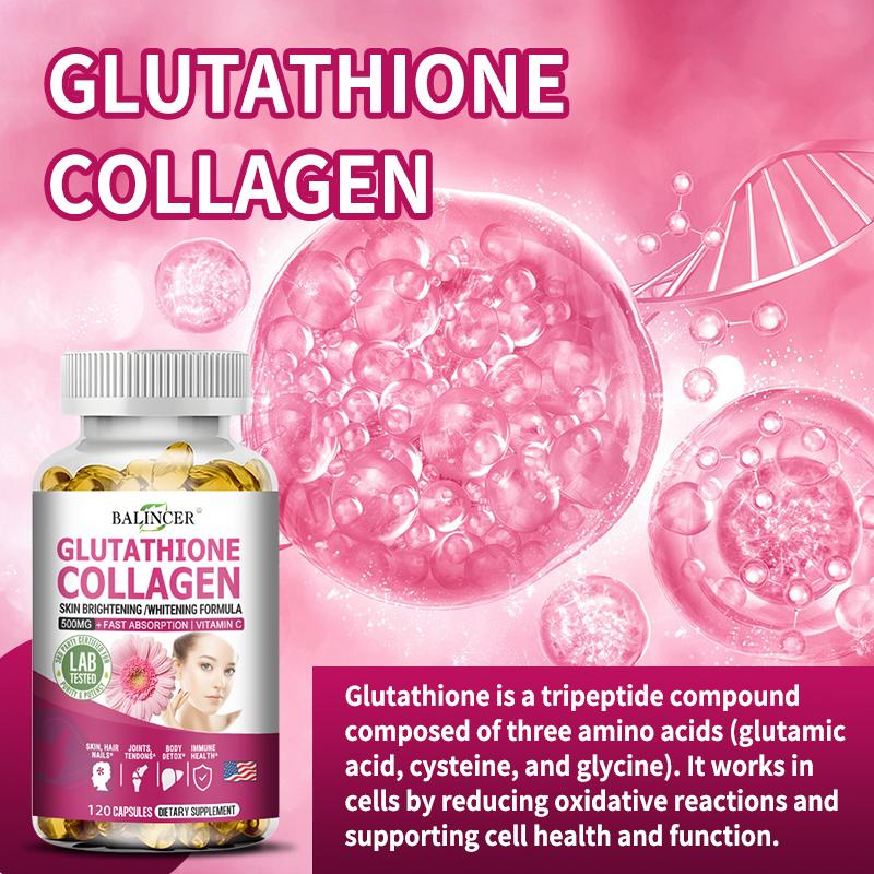 balincer collagen glutathione Collagen + Glutathione, 5500 mg per serving, whitening, detoxification main image 1