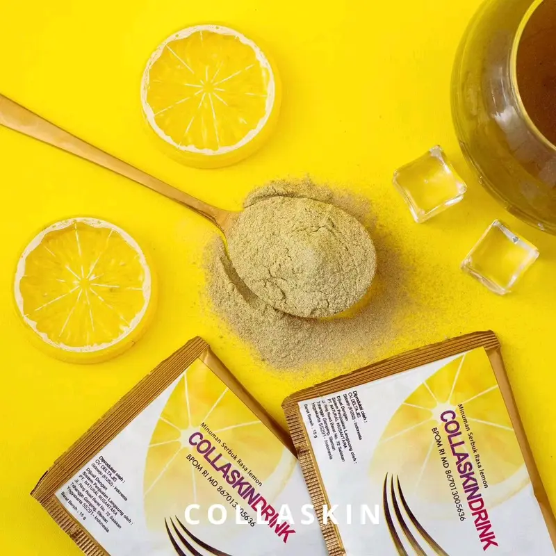 Collaskin Drink Teh Matcha dengan Kolagen Sapi Halal untuk Skincare Cepat 2