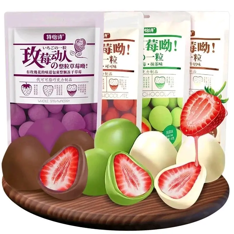Tony's stroberi lapis susu coklat yg lezat Chocolate Snack Cemilan Food