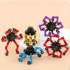 spinner robot 6KAKI/spinner bisa di bentuk+bentuk/spinner viral Fidget