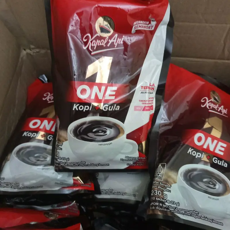 Kapal Api One Gula + Kopi - Kopi Robusta - Coffee 1
