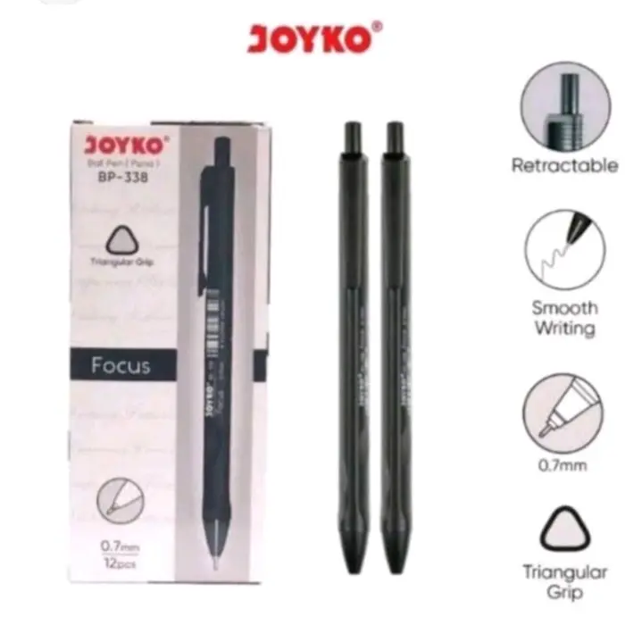 (3 pcs)Balpoin joyko/balpoin cetek/balpoin vokus/pulpen cetek/balpoin joyko vokus/balpoin joyko BP-338/balpoin joyko Bp-348/pen joyko/pulpen cetek joyko