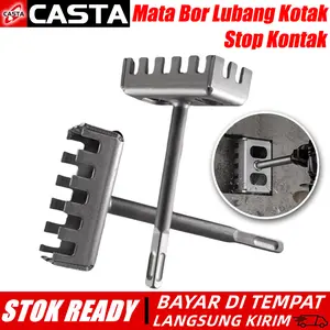CASTA Mata Bor Kotak Bobok Tembok Tipe 86 Inbow Dus Hole Opener Alat Tukang Listrik Pembolong Lubang Stop Kontak