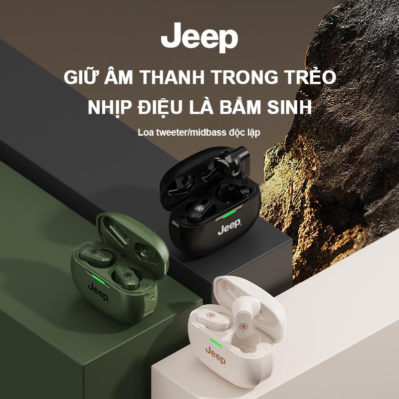 Sản phẩm chính hãng Jeep EW011 Tai nghe Bluetooth không dây ,Thời lượng pin dài Sử dụng lâu dài Thích hợp để chơi game xem phim Có thể được sử dụng với cả thiết bị Apple và Android.
