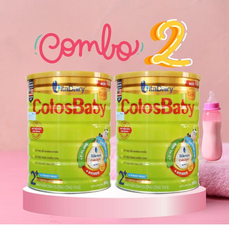 [ Đại Lý Cô Điểm] Sữa combo 2 Colosbaby Gold mới cho bé 800g