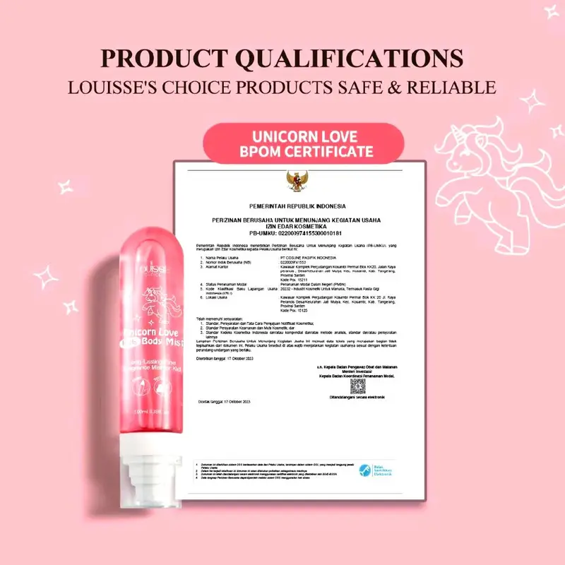 Louisse Choice Long Lasting Fine Fragrance Mist 100 ml Parfume Anak Kids Tahan Lama wewangian 7