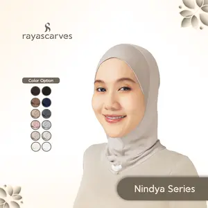 Rayascarves - Ciput Ninja Non Dagu Kaos Rayon Premium - Inner Ninja Malay - Nindya Series