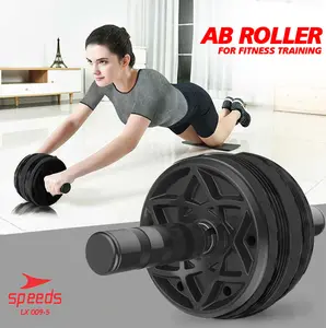 AB WHEEL - Ab roller double wheel 009-5 Portable