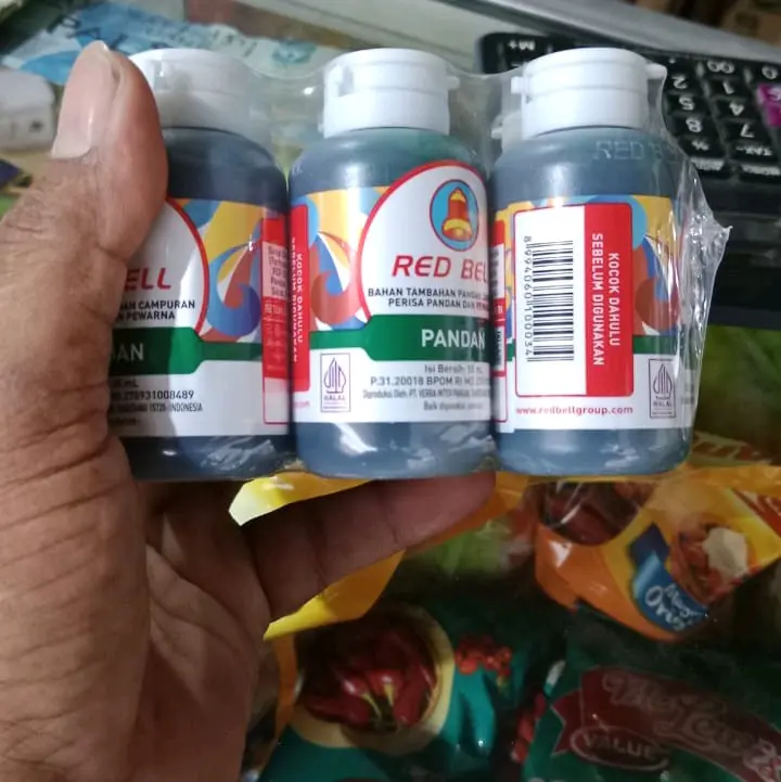 Pasta Merah Red Bell 55 ML - 6 Pcs Perasa dan Pewarna Makanan - Baking 2