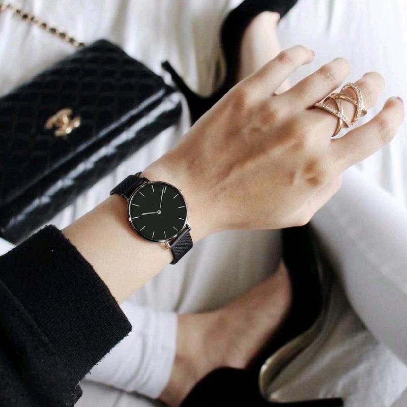 JAM + BOX Jam Tangan Wanita Rantai Magnet D , jam tangan casual Watches Quartz 7
