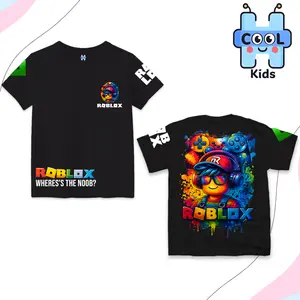 HCOOLKIDS Kaos Anak Roblox Ps Distro 30s Sablon Fashion Anak Bahan Cotton Combed 30s Nyaman Sablon DTF Tahan Lama Size S-XXXL