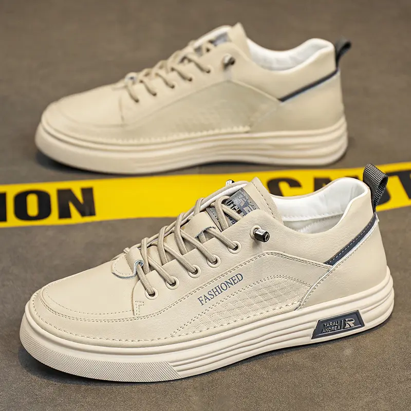 [COD] Sepatu Pria Serbaguna Tren Musim Panas Baru 2025 Pria Kulit Yang Bernapas, Ringan, dan Lembut Sepatu Olahraga Pelajar Kasual Casual Shoes Kerja Sport Sneakers Running