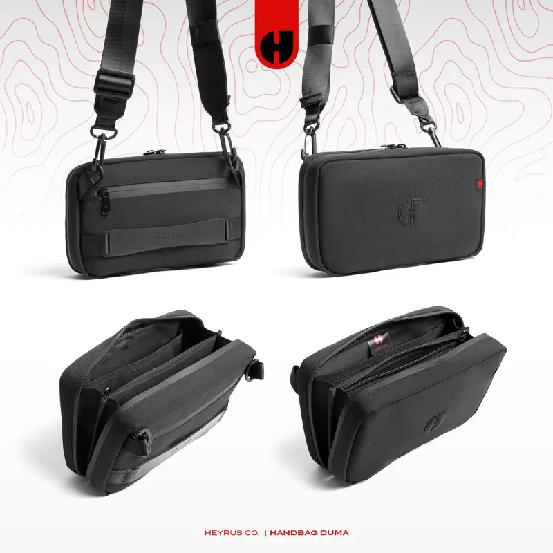HEYRUS CO I Handbag Duma Clutch Pria Anti Bara Api Multifungsi Tahan Air 5